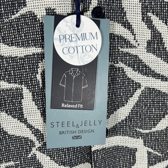 Steel & Jelly Floral Button Down Shirt Men’s Size L - Picture 3 of 4